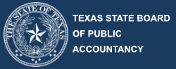 Texas State Board of Accountancy logo